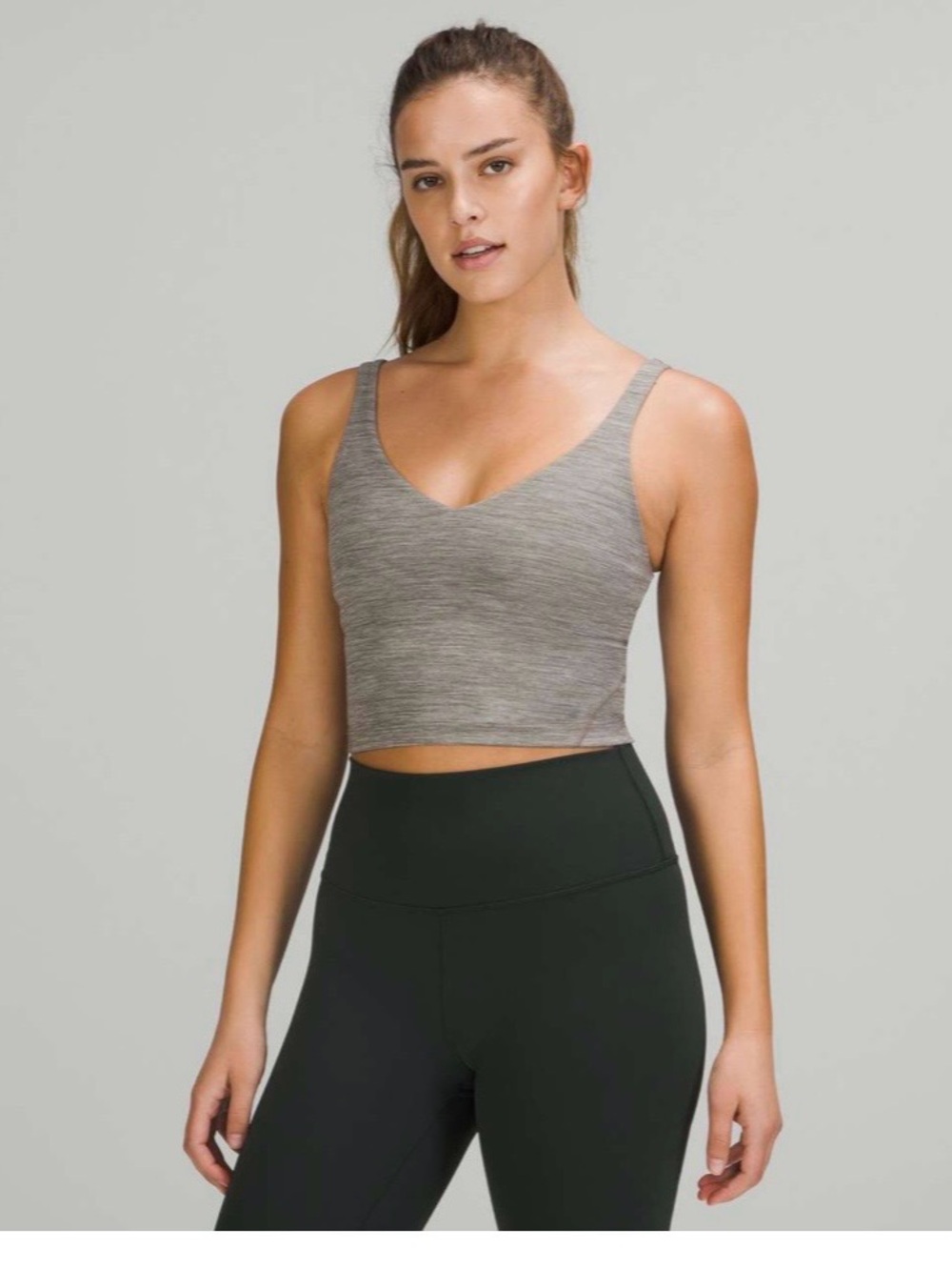 Lululemon Align Tank Top size:6 color :Heathered Rover